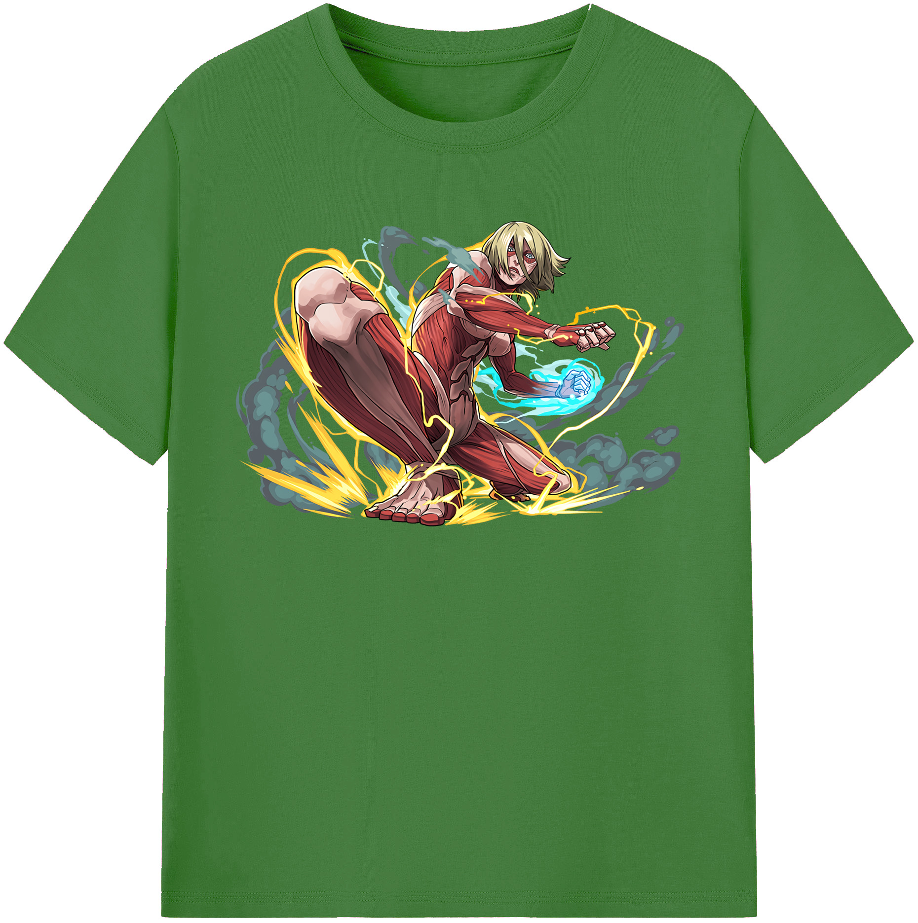 （画像用） 進撃の巨人 Attack on Titan レディースカジュアルプリントTシャツ（綿100％）